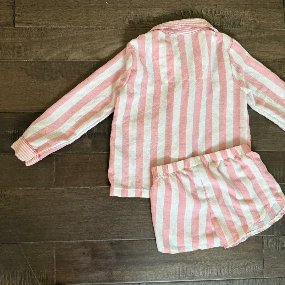 Carter’s Striped Pajama Set Matching Pink Striped 4T